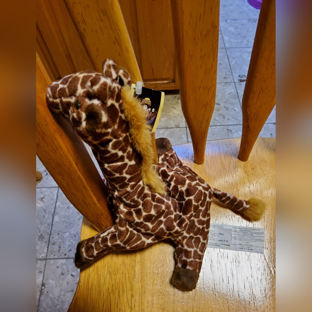Adorable Noah's Ark Giraffe Plush Toy